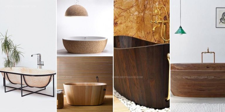 8084102 Home Spa Wooden Bathtub Ideas