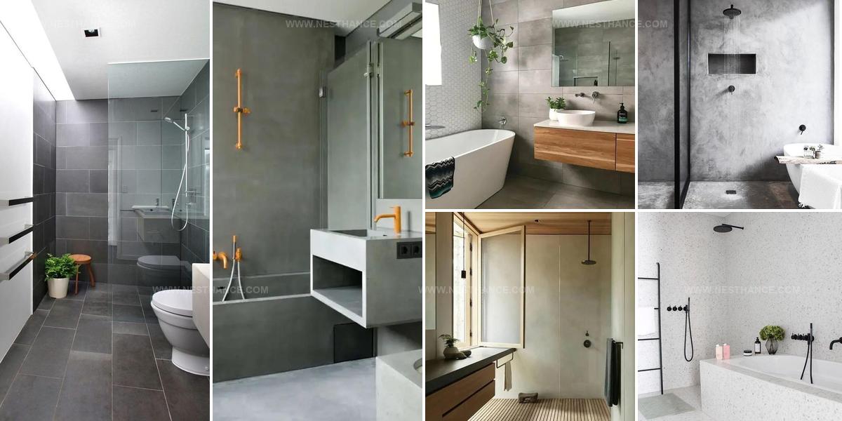 9110959 Grey Bathroom Design Inspiration