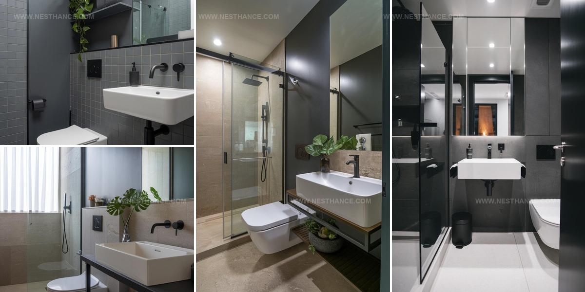 2449033 Dark Modern Bathroom Ideas
