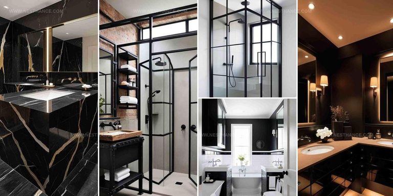 7901393 Black Bathroom Decor Inspiration