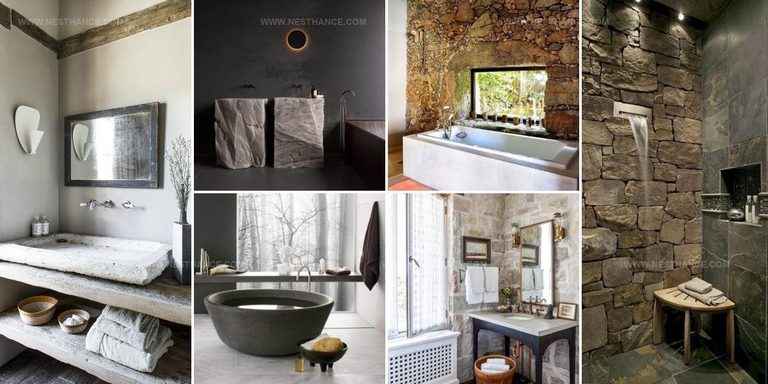 2039208 Natural Stone Bathroom Decor Ideas