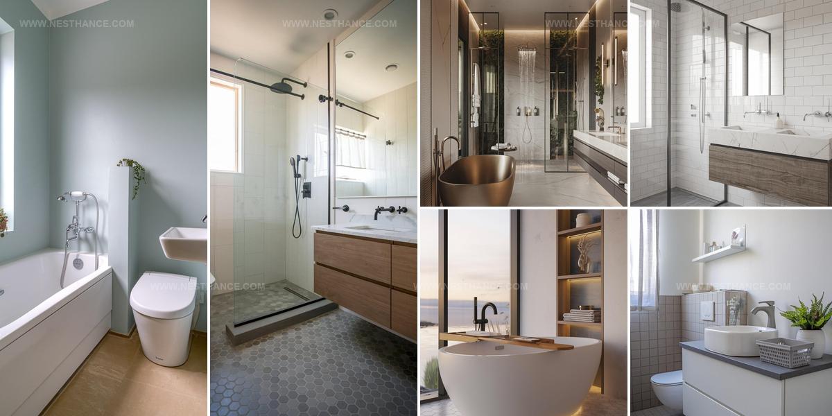 1299867 Clean Modern Bathroom Ideas
