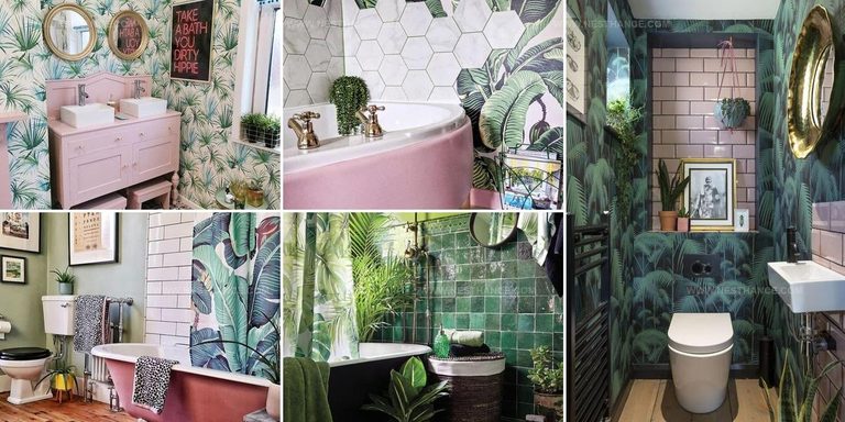 6341038 Tropical Bathroom Decor Designs
