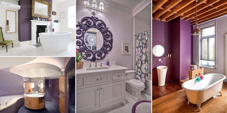 2360941 Purple Bathroom Color Schemes