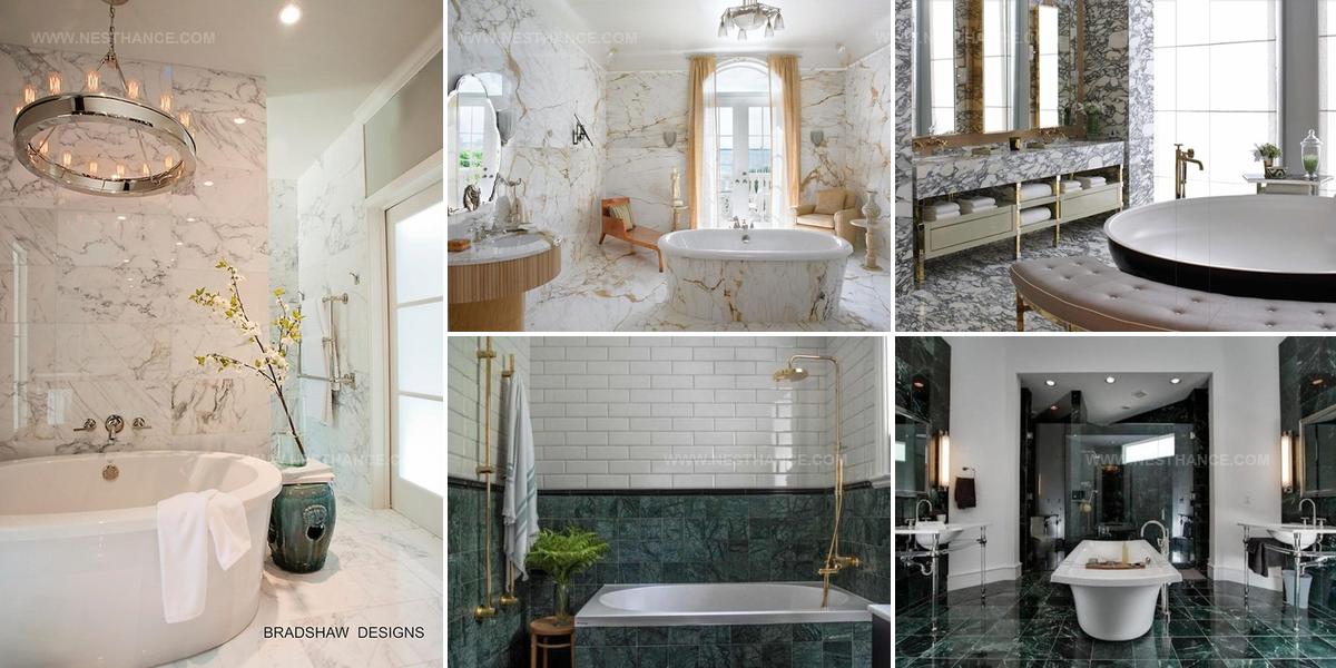 1909704 Marble Bathroom Designs