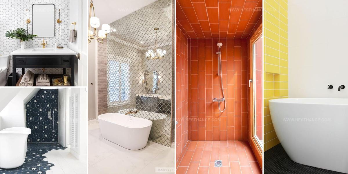 3653489 Bold Bathroom Tile Ideas
