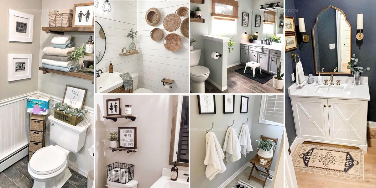 8838462 Farmhouse Bathroom Wall Decor Ideas