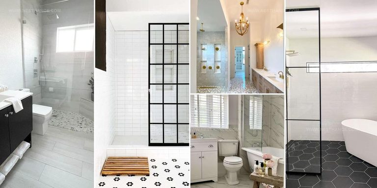 8676104 Doorless Bathroom Shower Ideas