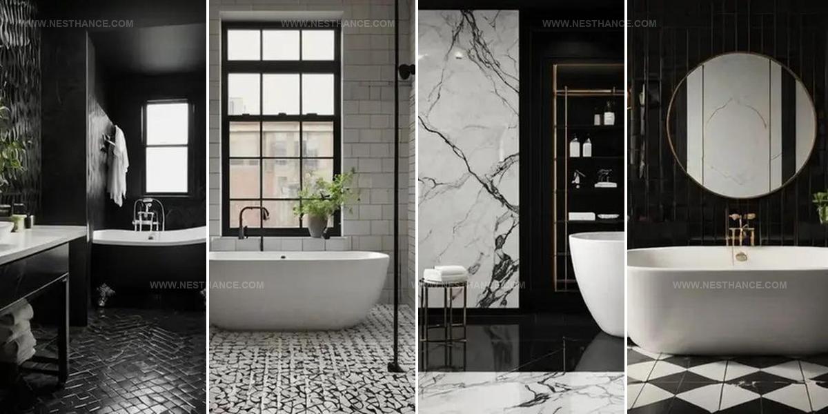5324253 Black And White Bathroom Designs