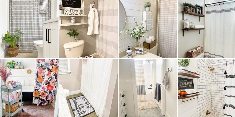 5963301 Versatile Bathroom Shower Curtain Ideas