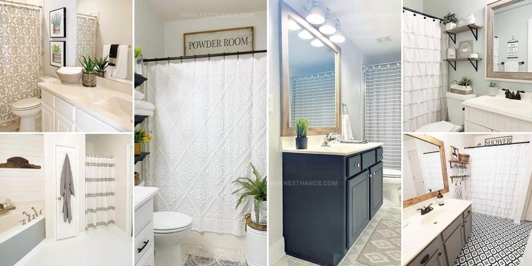 5791268 White Bathroom Shower Curtain Ideas