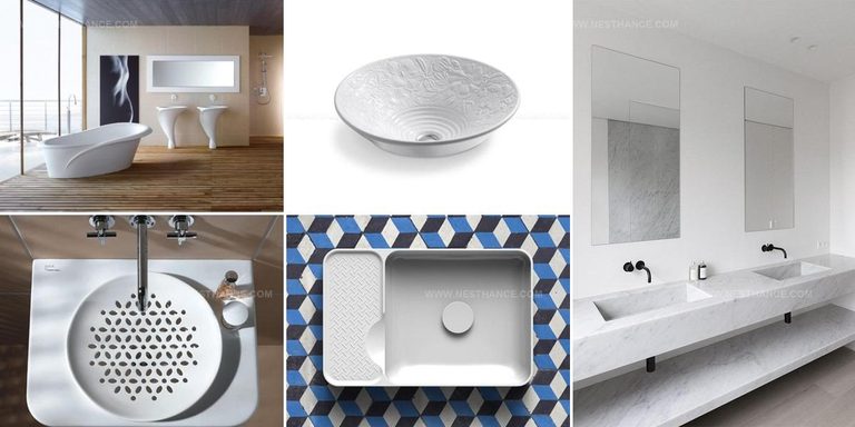 7712521 Patterned White Bathroom Appliance Ideas