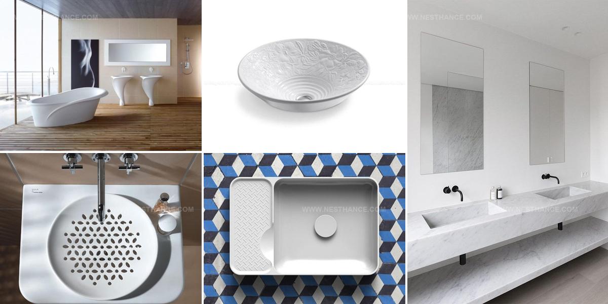 7712521 Patterned White Bathroom Appliance Ideas