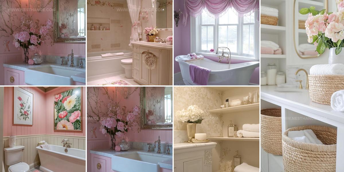 1210599 Girly Bathroom Decor Ideas