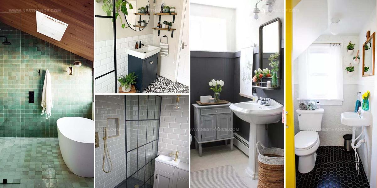 1219118 Small Bathroom Tile Shower Ideas
