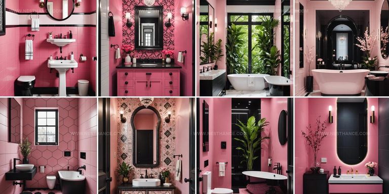 7564690 Pink And Black Bathroom Ideas