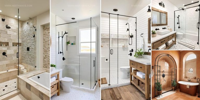 2923301 Half Wall Shower Ideas