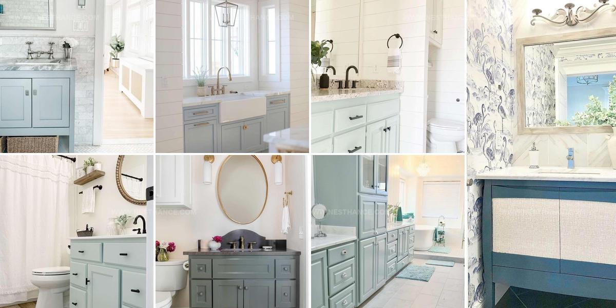 1393912 Blue Grey Bathroom Vanity Ideas