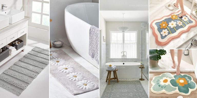 9754569 Comfortable Bathroom Rug Ideas