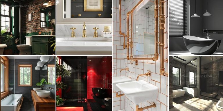 1101502 Industrial Bathroom Ideas