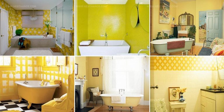 3118305 Yellow Bathroom Design Inspiration