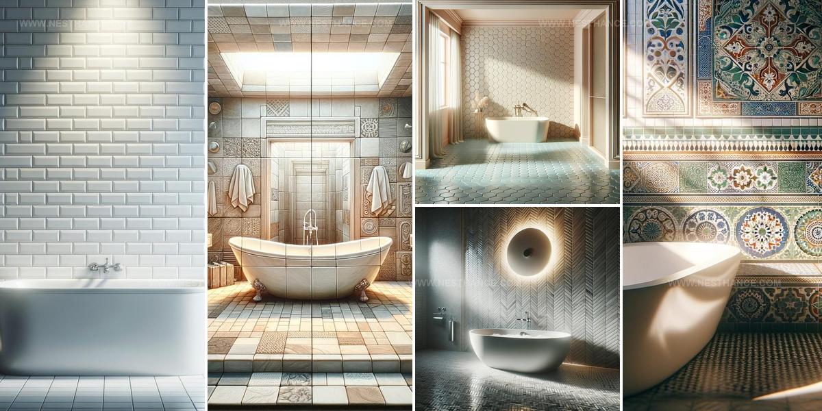 7672914 Tub With Tile Walls