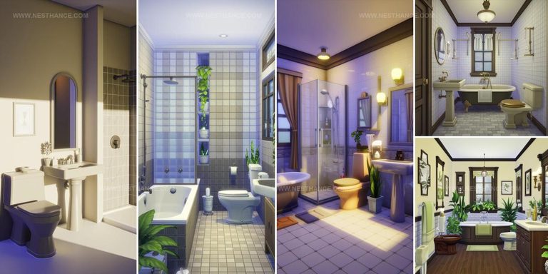 6619626 Sims 4 CC Bathroom Ideas
