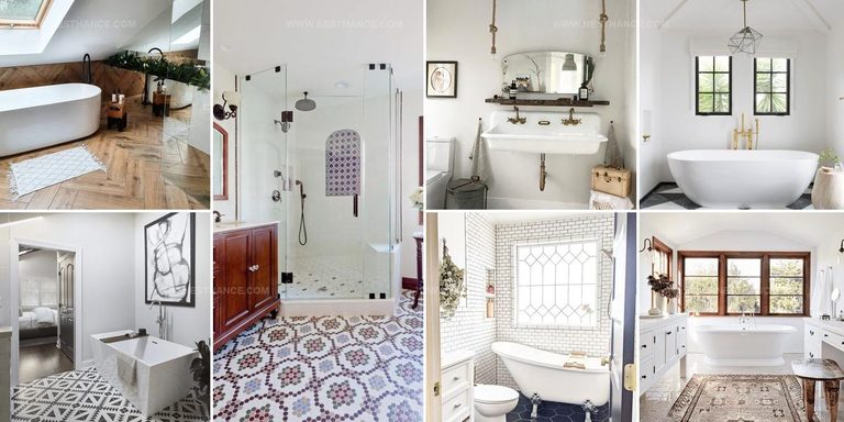 1563937 Stylish Bathroom Flooring Ideas