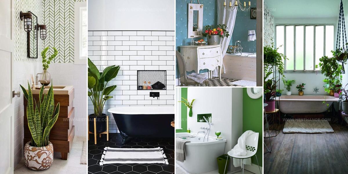 2553578 Bathroom Greenery And Flower Decor Ideas