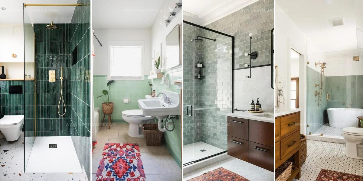 5865630 Green Bathroom Design Inspiration