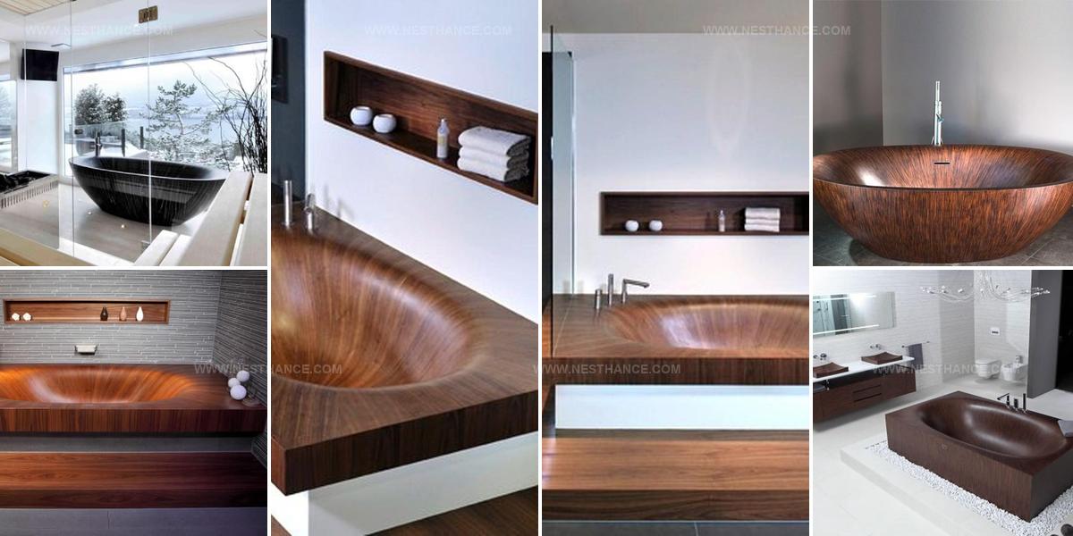 4098343 Wooden Bathtubs From Alegna