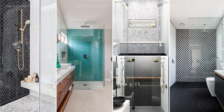 6406634 Shower Tile Accent Wall Ideas