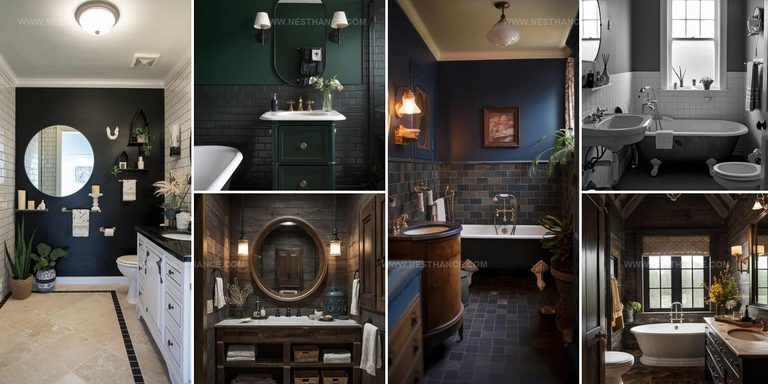 2221892 Bold Dramatic Powder Room Ideas