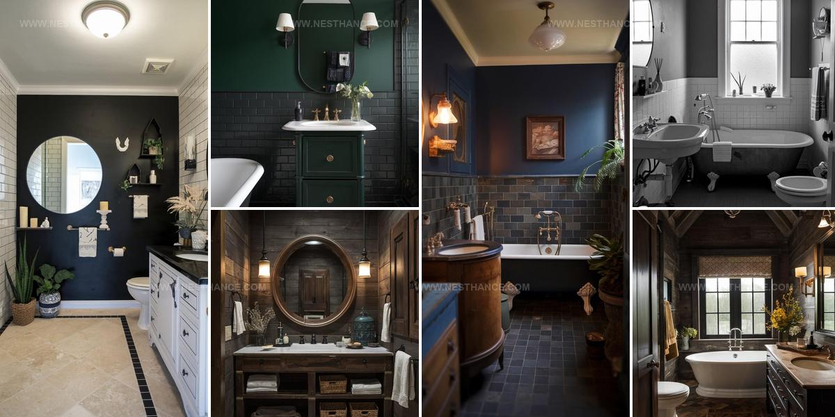 2221892 Bold Dramatic Powder Room Ideas