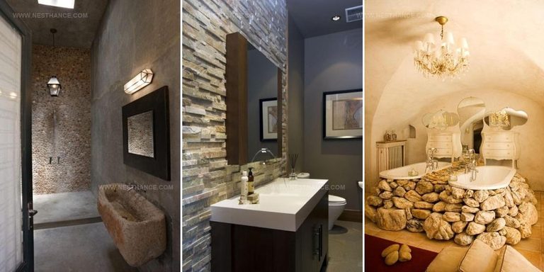 4614073 Raw Stone Bathroom Design Ideas