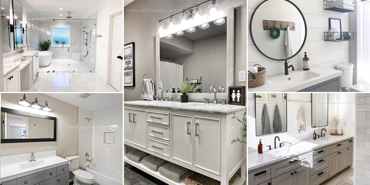 3458996 Grey Bathroom Cabinets