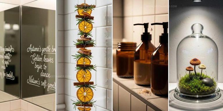 1057747 Amazing Fall Bathroom Decor Ideas