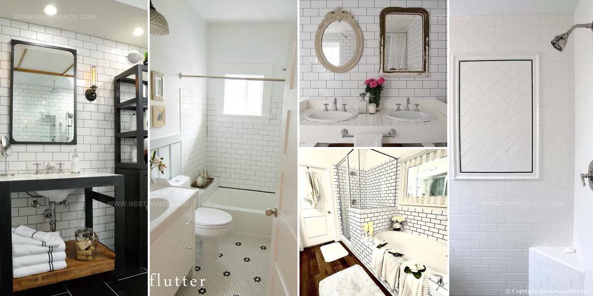 4862442 White Subway Tile Shower Ideas