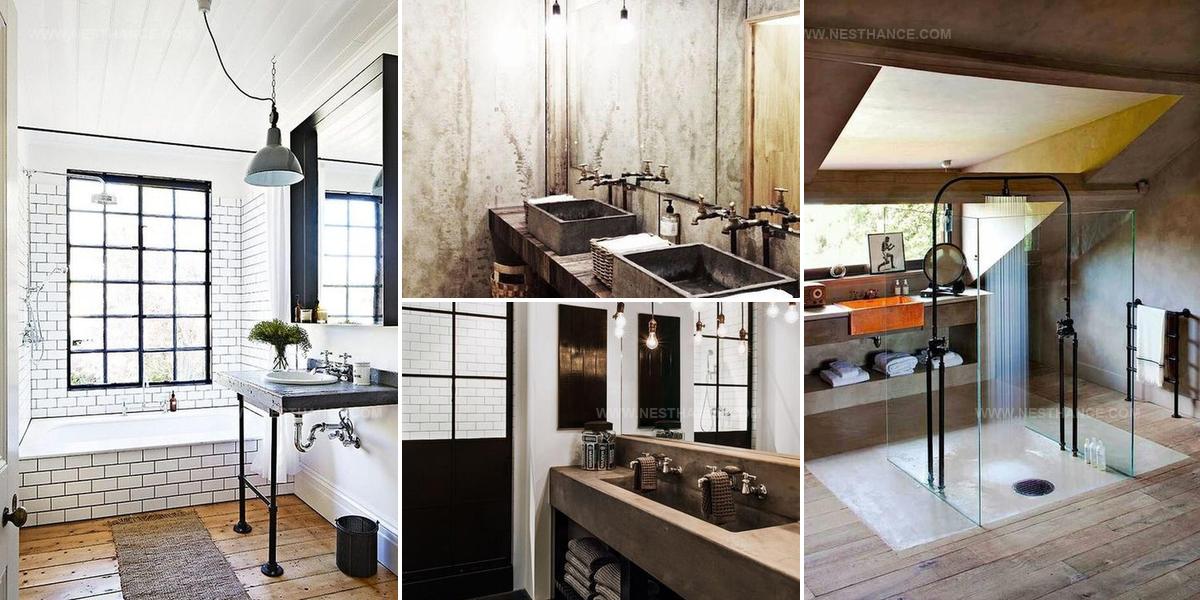 7638813 Industrial Bathroom Decor Ideas