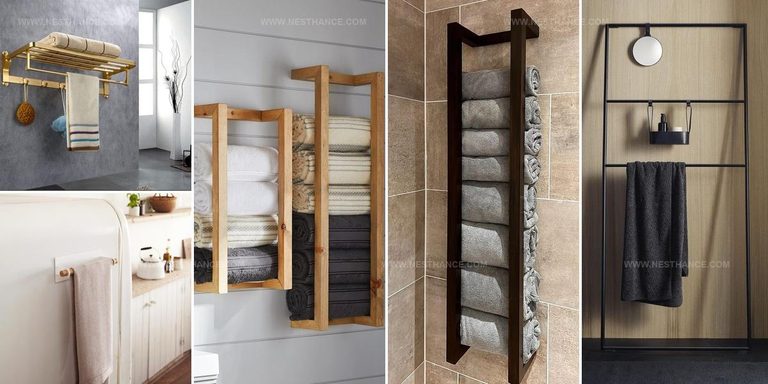 5167216 Decorative Bathroom Towel Rack Ideas