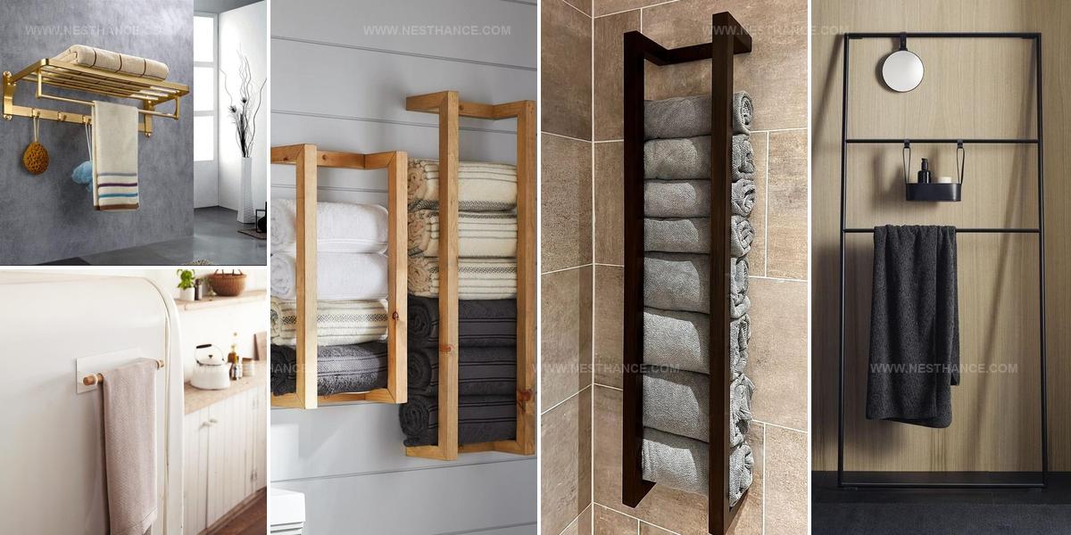 5167216 Decorative Bathroom Towel Rack Ideas