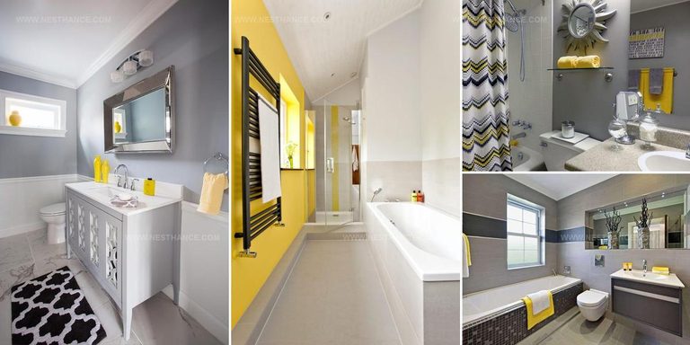 8118708 Grey And Yellow Bathroom Designs