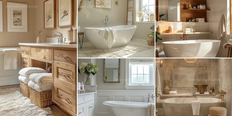 8976244 Timeless Neutral Bathroom Decor Ideas