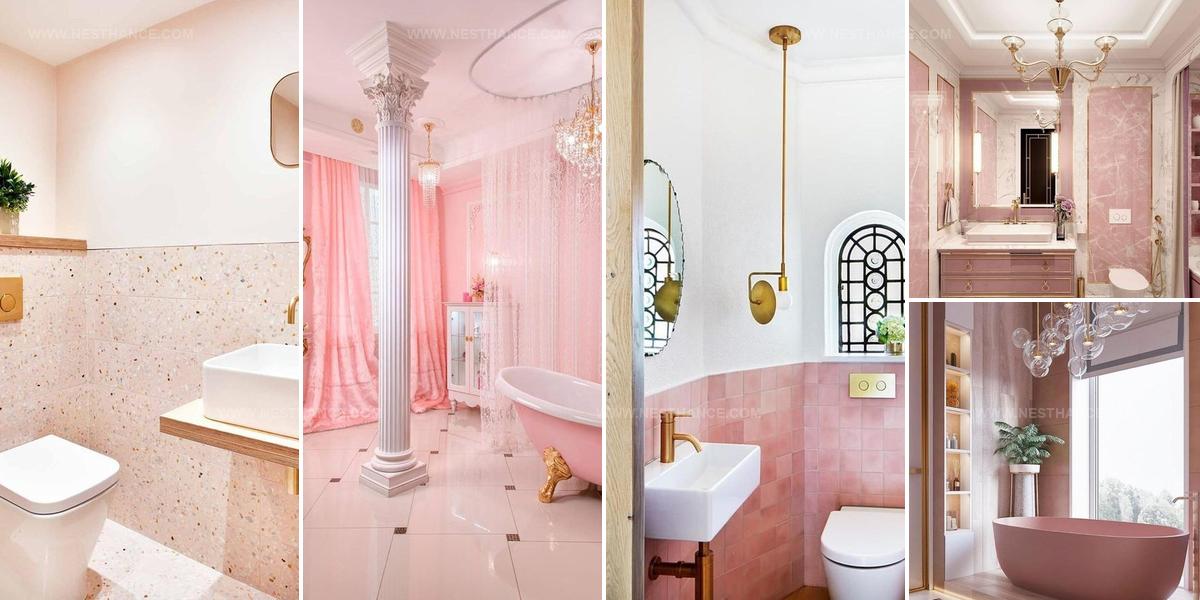 6365788 Pink and Gold Bathroom Decor Ideas
