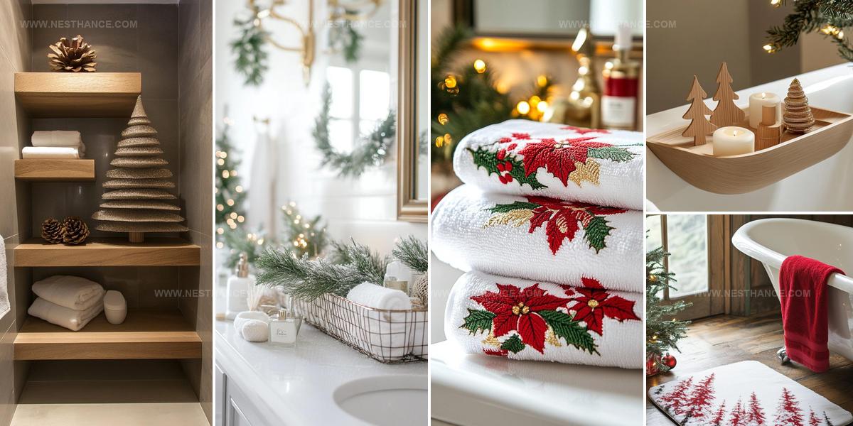 7676798 Bathroom Christmas Decor