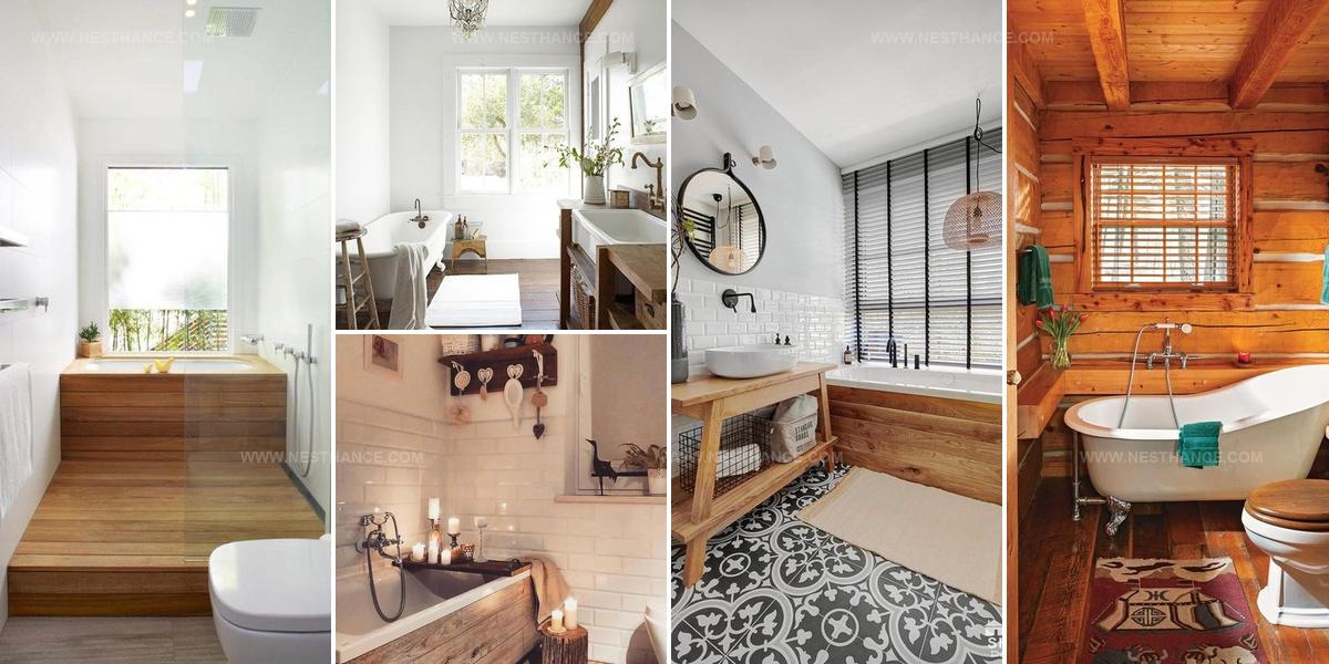 1723698 Spa Wood Bathroom Decor Ideas