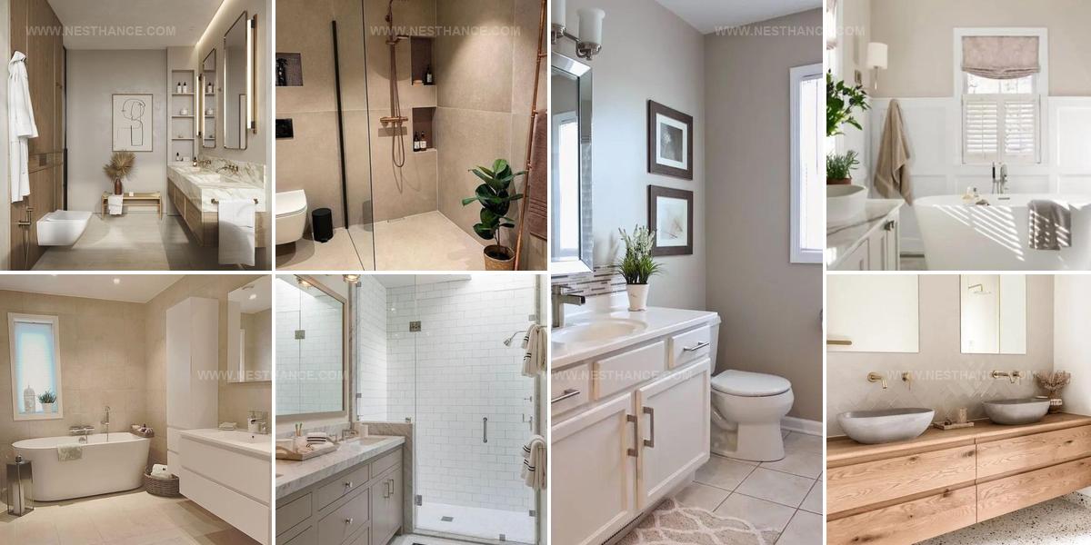 3099324 Warm Greige Bathroom Designs