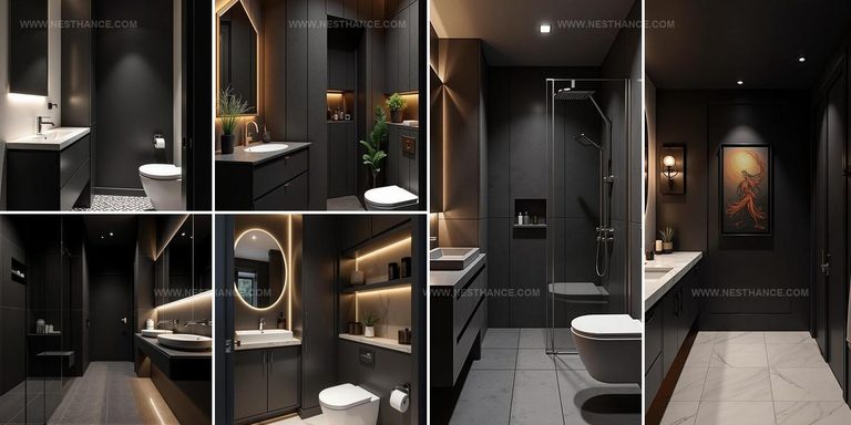 8039457 Small Dark Bathroom