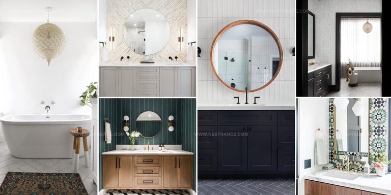 7710042 Patterned Tiled Bathroom Ideas