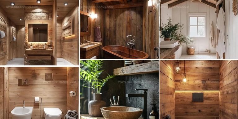 9476528 Wooden Bathroom Decor Ideas